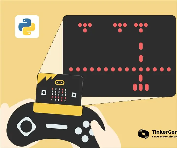 Space Invaders in Micropython on Micro: bit: 5 askelta