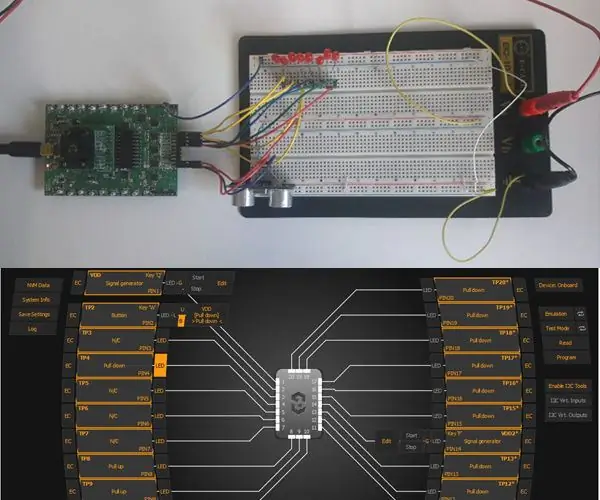 Medición de distancia digital DIY con interfaz de sensor ultrasónico: 5 pasos