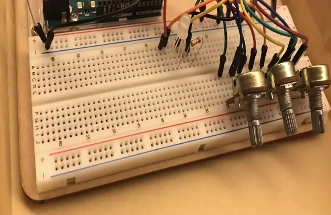 Umiestnite prvok na Breadboard