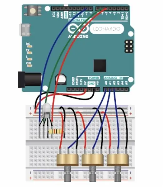 Conectarea componentei cu Arduino