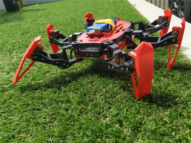 Uygun Fiyatlı PS2 Kontrollü Arduino Nano 18 DOF Hexapod