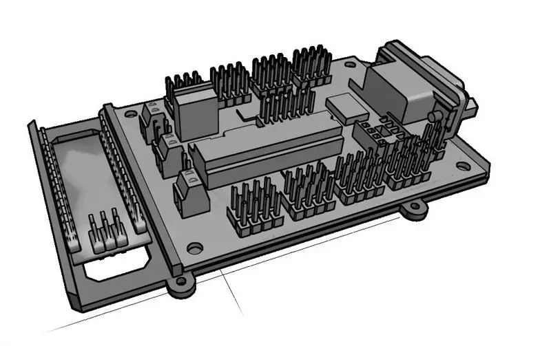 Beugel voor elektronische installatie