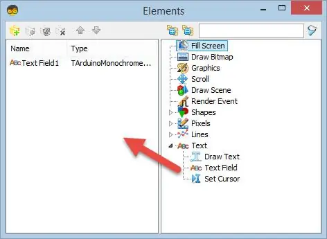 Dans Visuino Ajouter et connecter des composants