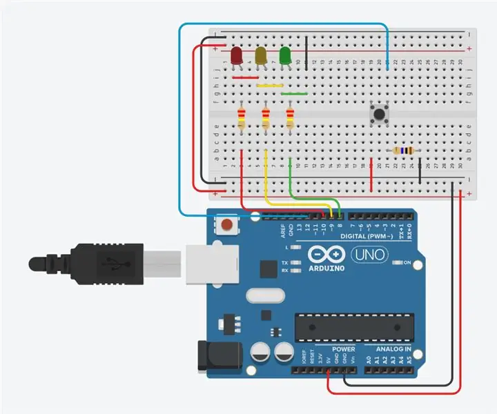 Hur man gör ett fungerande trafikljus med en Auduino -tavla: 5 steg
