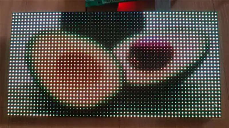 64x32 RGB LED -matris med Arduino Mega