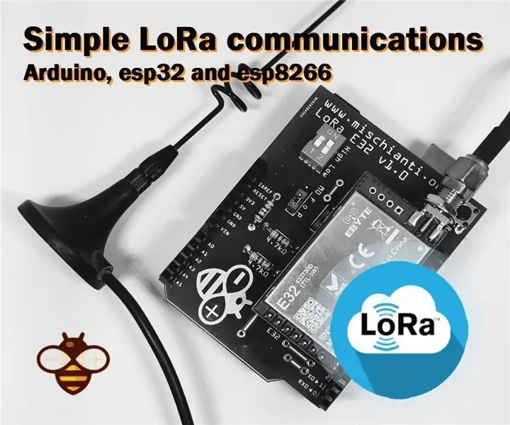 Jednoduché Arduino LoRa Communciation (více než 5 km): 9 kroků