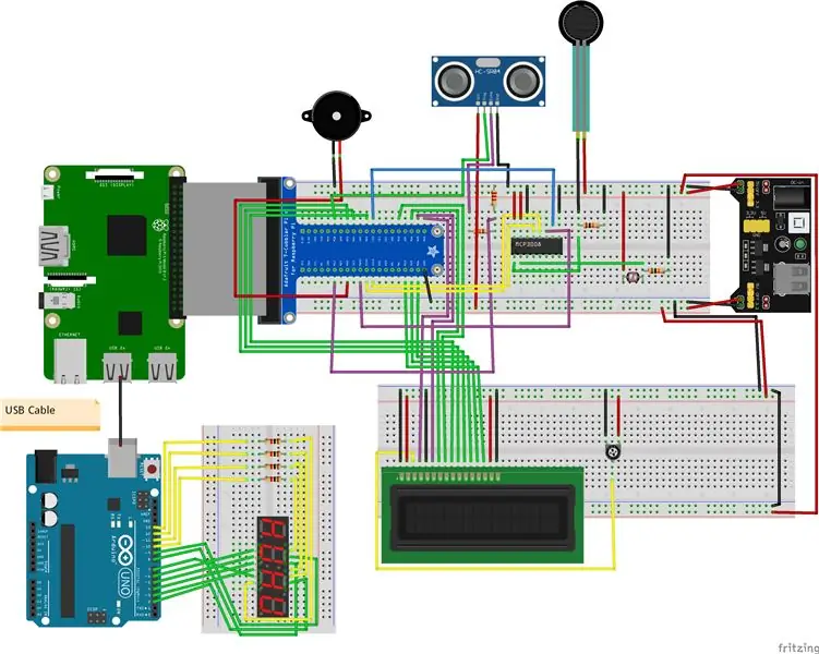 Esquema de Fritzing