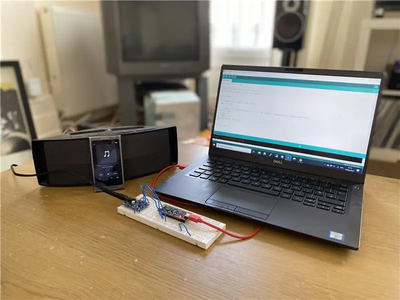 Përpunimi i sinjalit audio dhe dixhital Bluetooth: një kornizë Arduino