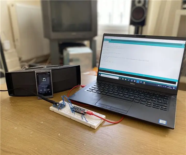 Processamento de áudio e sinal digital Bluetooth: uma estrutura Arduino: 10 etapas