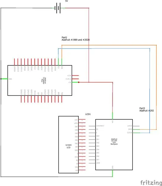 LCD ekran veličine 16x2