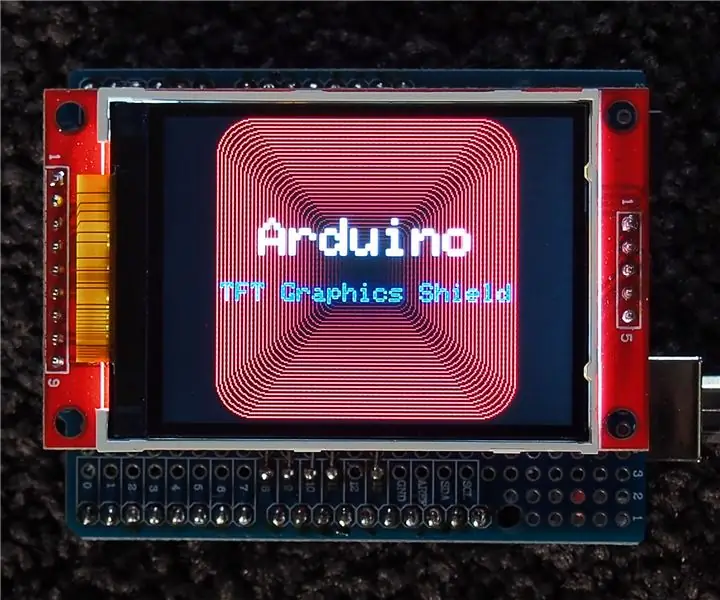 Scutul grafic TFT Arduino: 4 pași (cu imagini)