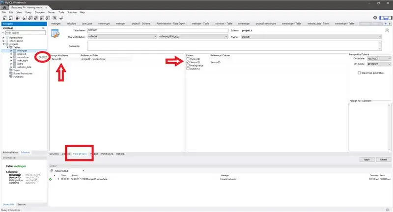 Langkah 3: Menyambung ke Pangkalan Data MySQL, Membuat Pangkalan Data