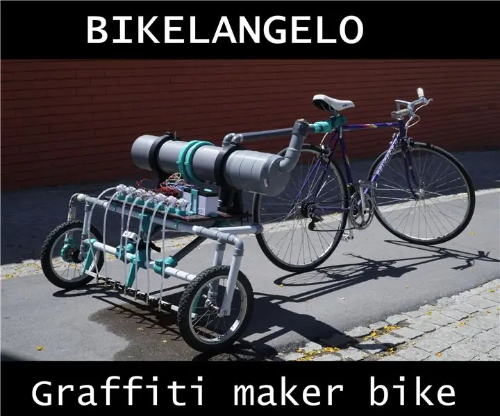 Bikelangelo: Biçikleta e krijuesit të grafiteve: 3 hapa (me fotografi)