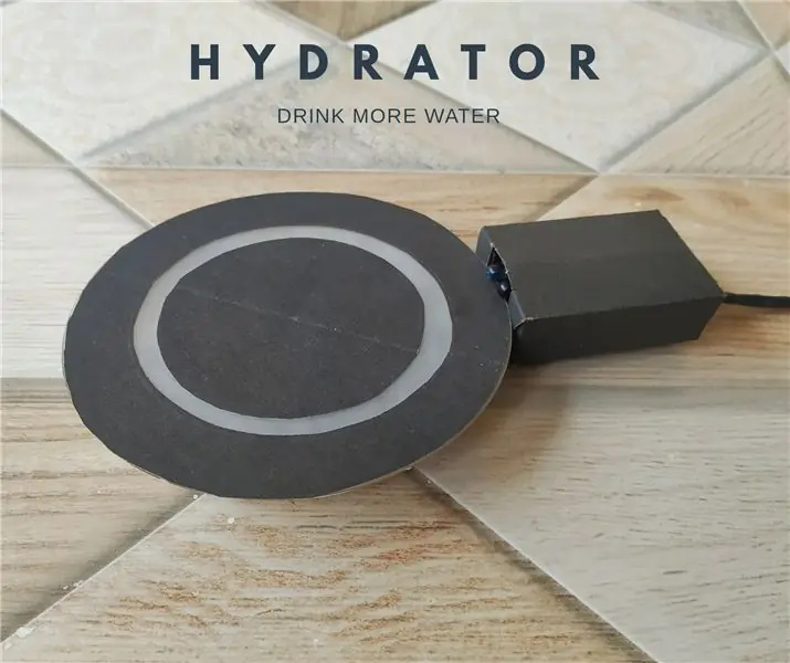 Hydrator - 'n toestel wat u motiveer om water te drink