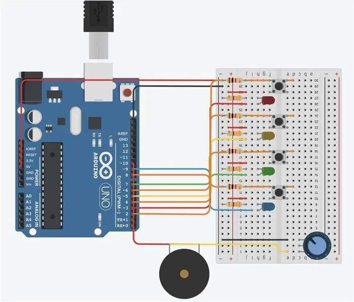 Connectez les fils aux boutons