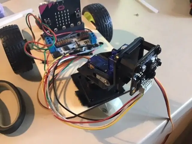 Micro: bit MU Vision Sensor - Инсталиран на Smart Car