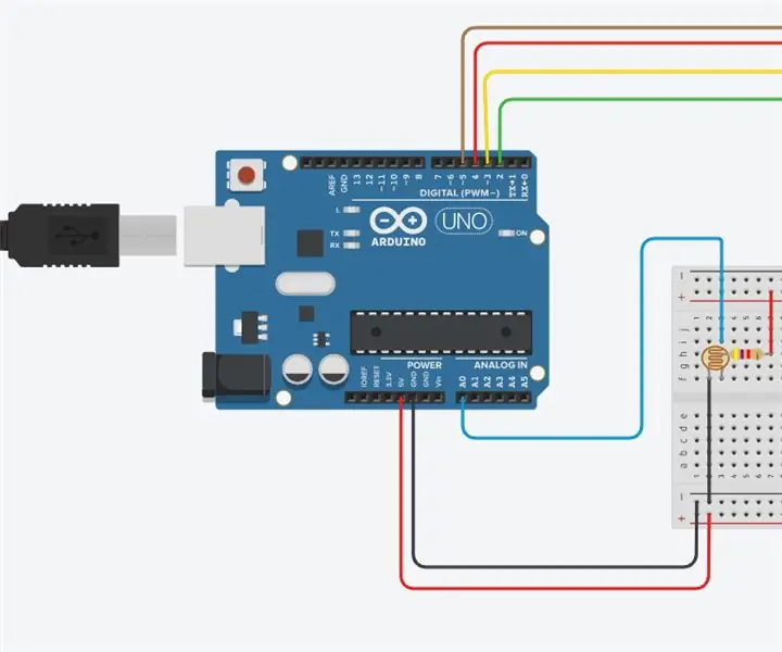 LDR SENSOR: 4 stappe