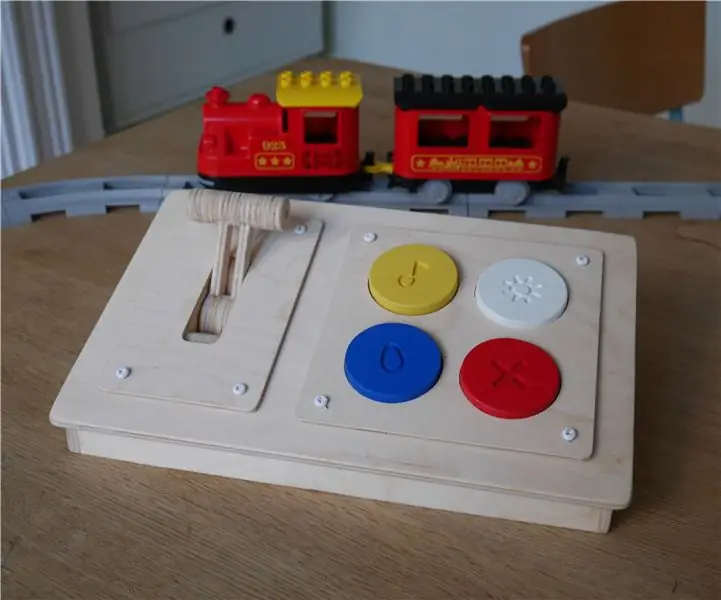 Dřevěný dálkový ovladač Bluetooth pro Lego Duplo Train: 3 kroky (s obrázky)