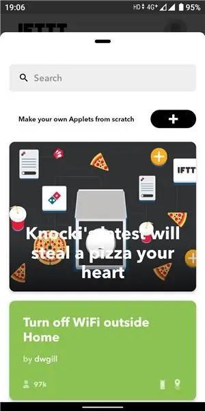 IFTTT seadistamine