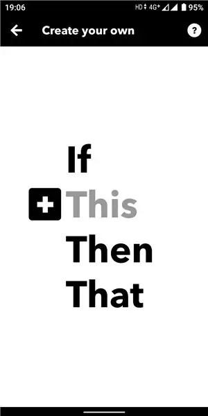 Configuration d'IFTTT