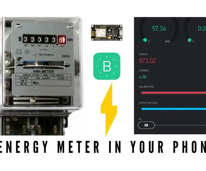 Iot pametni mjerač energije: 6 koraka