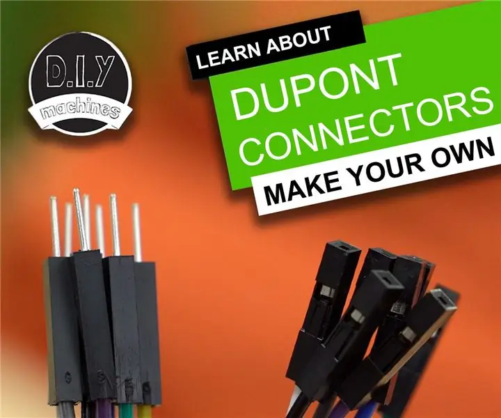 Connectors Dupont de premsat: 10 passos (amb imatges)