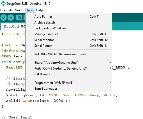 Baixe Sketch e envie-o para o Arduino