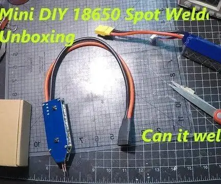 Mini DIY 18650 нүктелі дәнекерлеуші: 10 қадам