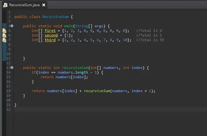 Tsim Array ntawm Integers