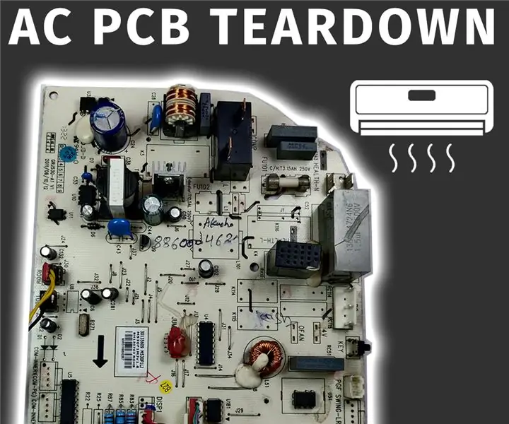 Tutorial do PCB do condicionador de ar com seu funcionamento e reparo: 6 etapas