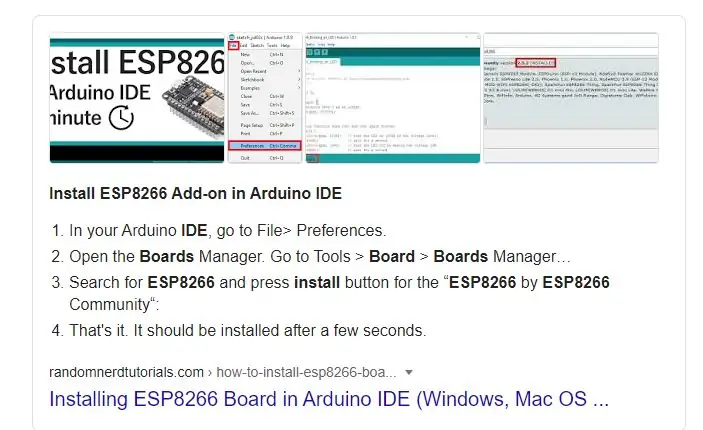 Step2 (b): pinaprograma ang Node Mcu