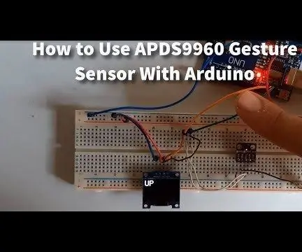 Kako koristiti APDS9960 senzor gesta s Arduinom: 7 koraka