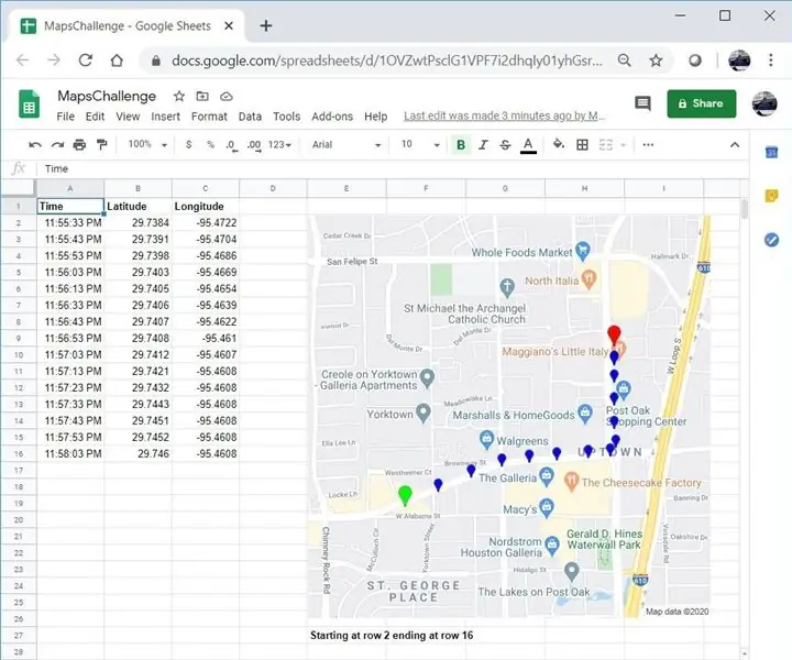 Google Haritalar'ı Google E-Tablolarınıza Otomatik Olarak ve Ücretsiz Olarak Kolayca Ekleyin: 6 Adım