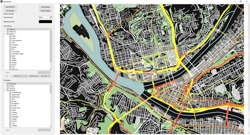 Implementatie van Python Map Stylizer