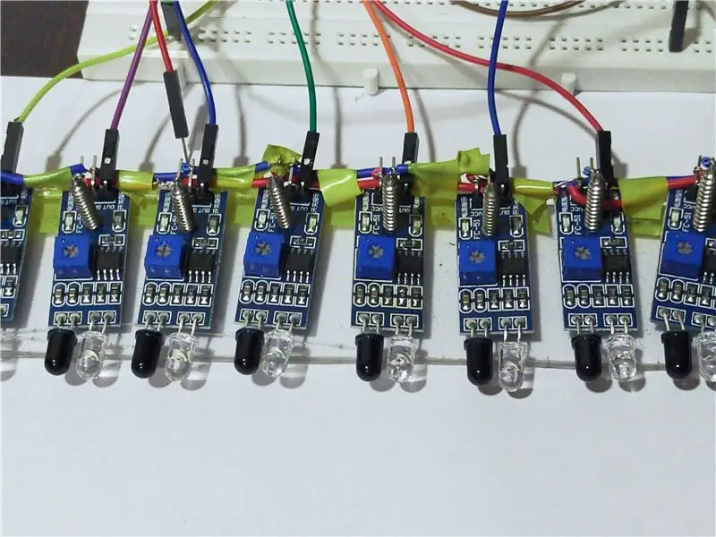 Pemasangan Sensor Ir