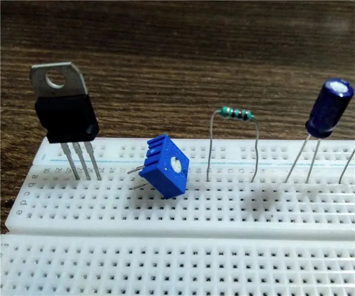 Variables Netzteil (3,3 V): 3 Schritte