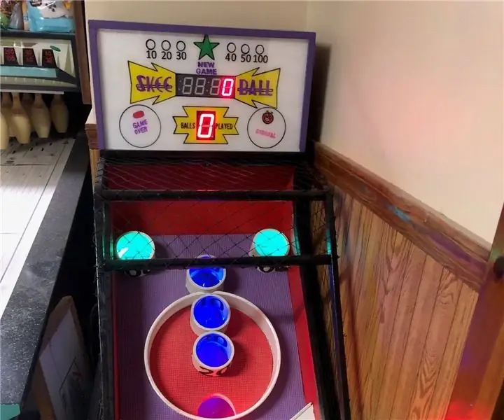 Automatisk scoring til et lille Skee-Ball-spil: 10 trin (med billeder)