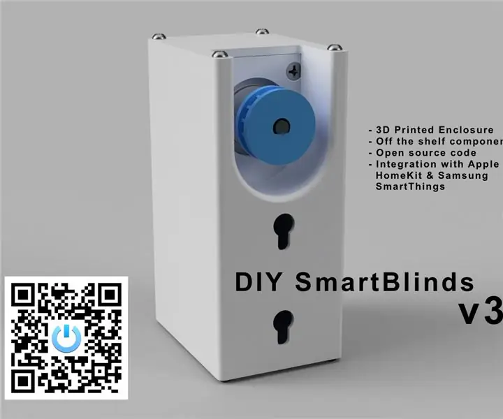 SmartBlinds V3 fai da te con Nema14: 5 passaggi (con immagini)