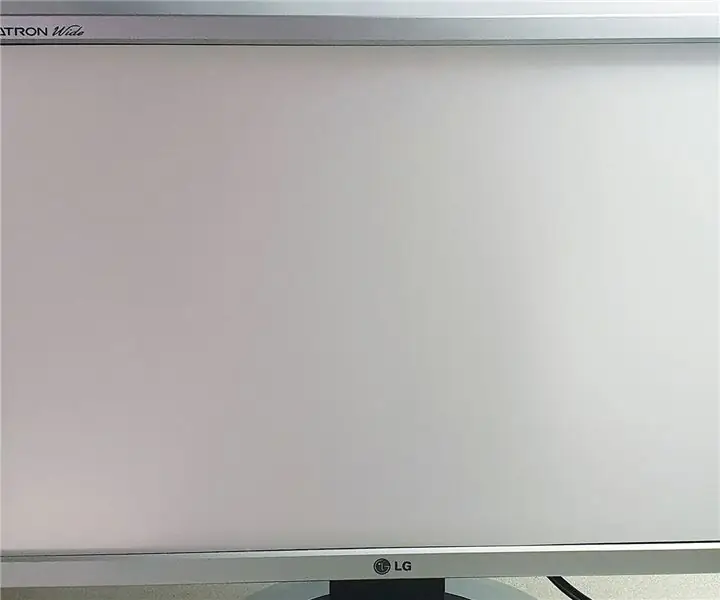 Hacer una pantalla de luz a partir de una pantalla LCD antigua: 5 pasos