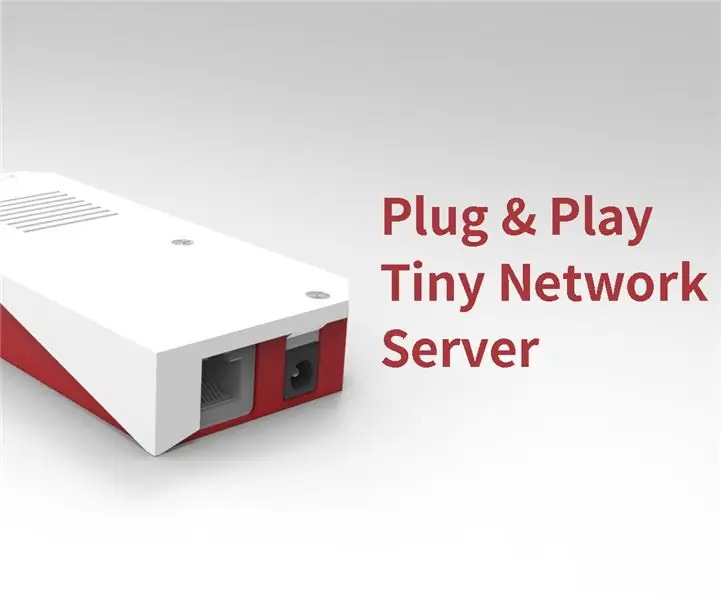 Plug & Play Tiny Raspberry Pi Network Server: 6 pasos (con imágenes)