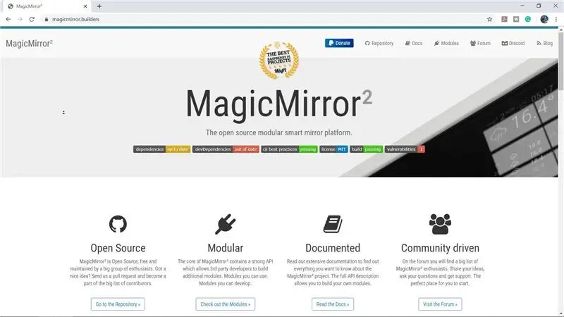 Pag-install at Pagpapasadya ng Magic Mirror Software