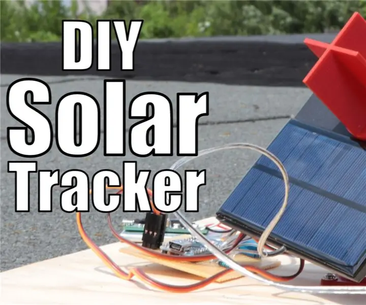 DIY Miniature Solar Tracker: 5 trin (med billeder)