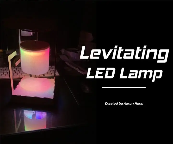 Levitav LED -lamp: 6 sammu (piltidega)