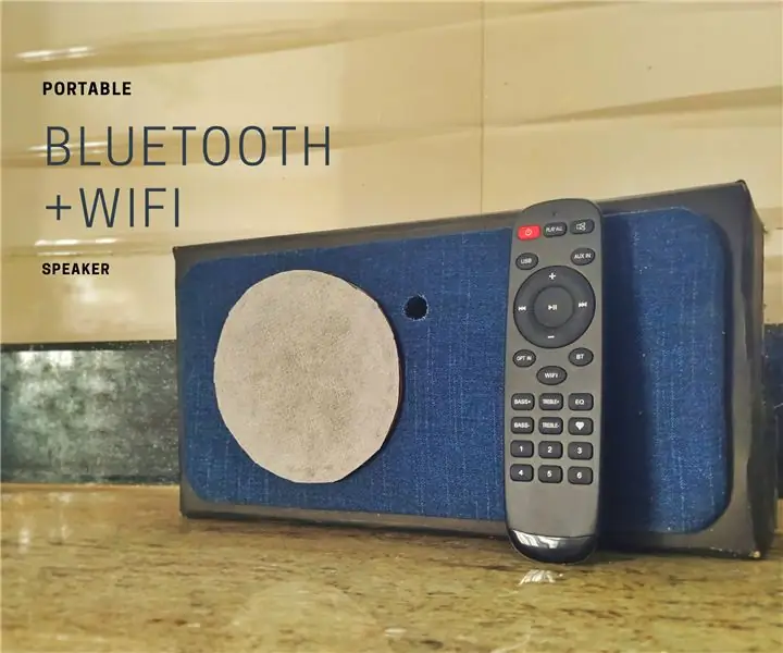 Портативдүү Bluetooth + Wifi спикери: 5 кадам