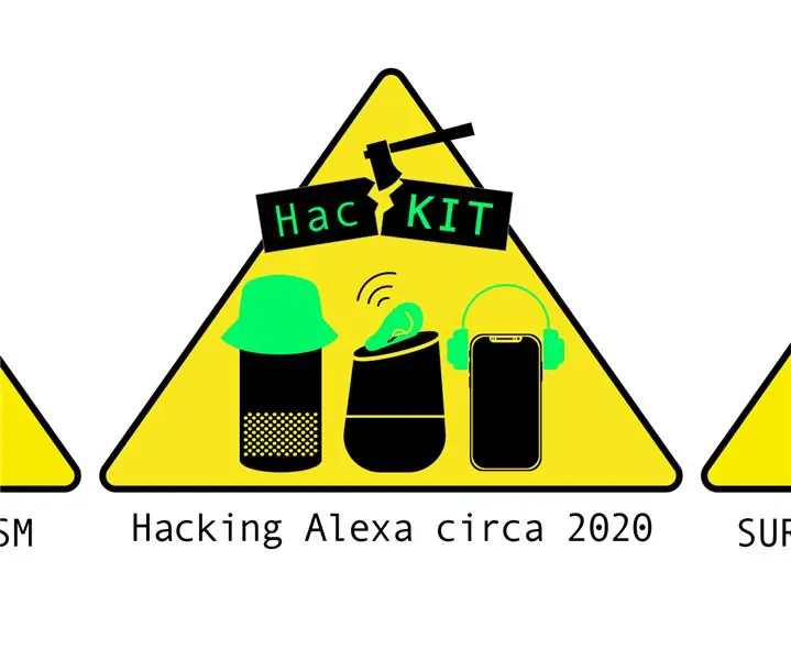 HacKIT: një Kompjuteri Civile për Privatësi të Vështirë (për Veshje) për Hacking Alexa, Google dhe Siri: 4 hapa