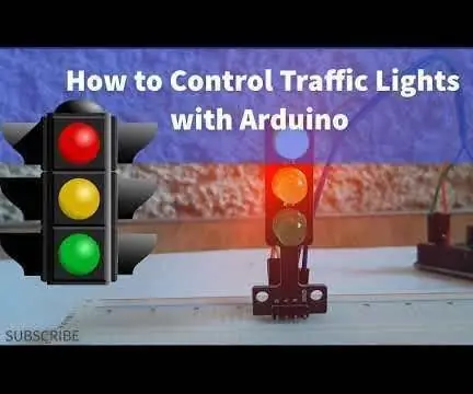 Arduino Hvordan kontrollere trafikklys: 7 trinn