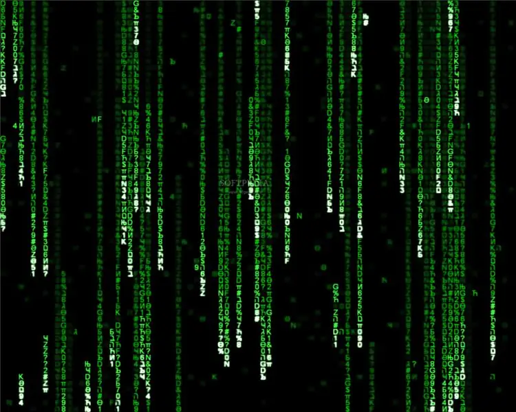 Matrix digitale regen