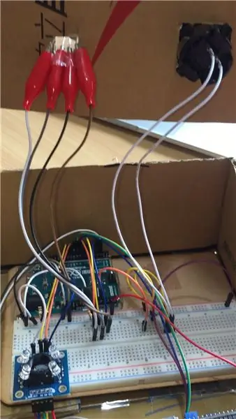 Conectarea tuturor elementelor la Breadboard