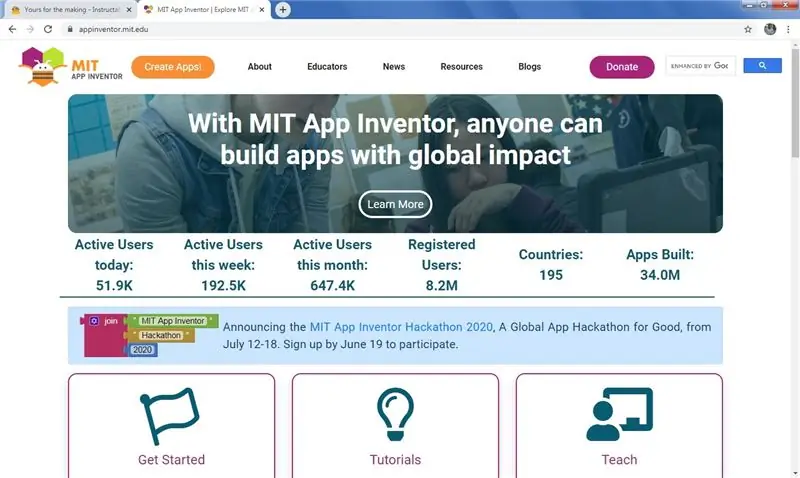 Filloni të krijoni aplikacion në MIT App Inventor