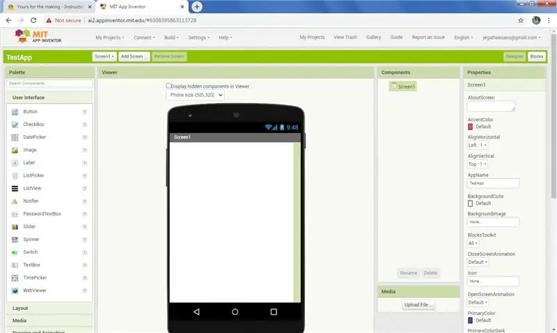 Grundlagen des MIT App Inventor